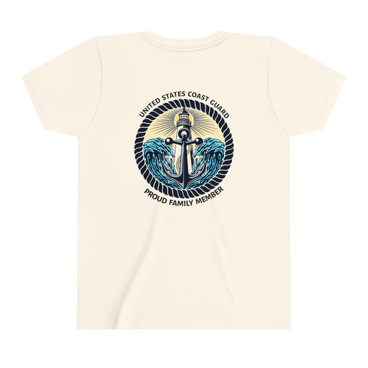 Anchor of Light Personalized Youth Short Sleeve Tee