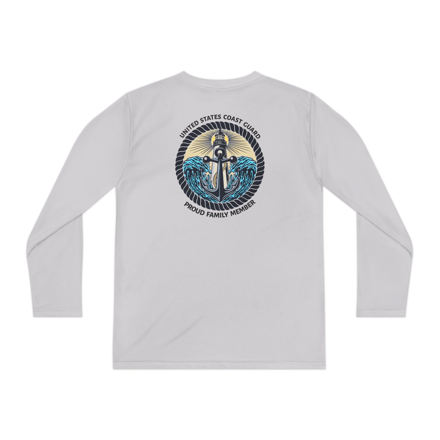 Anchor of Light Personalized Youth Long Sleeve Competitor Tee