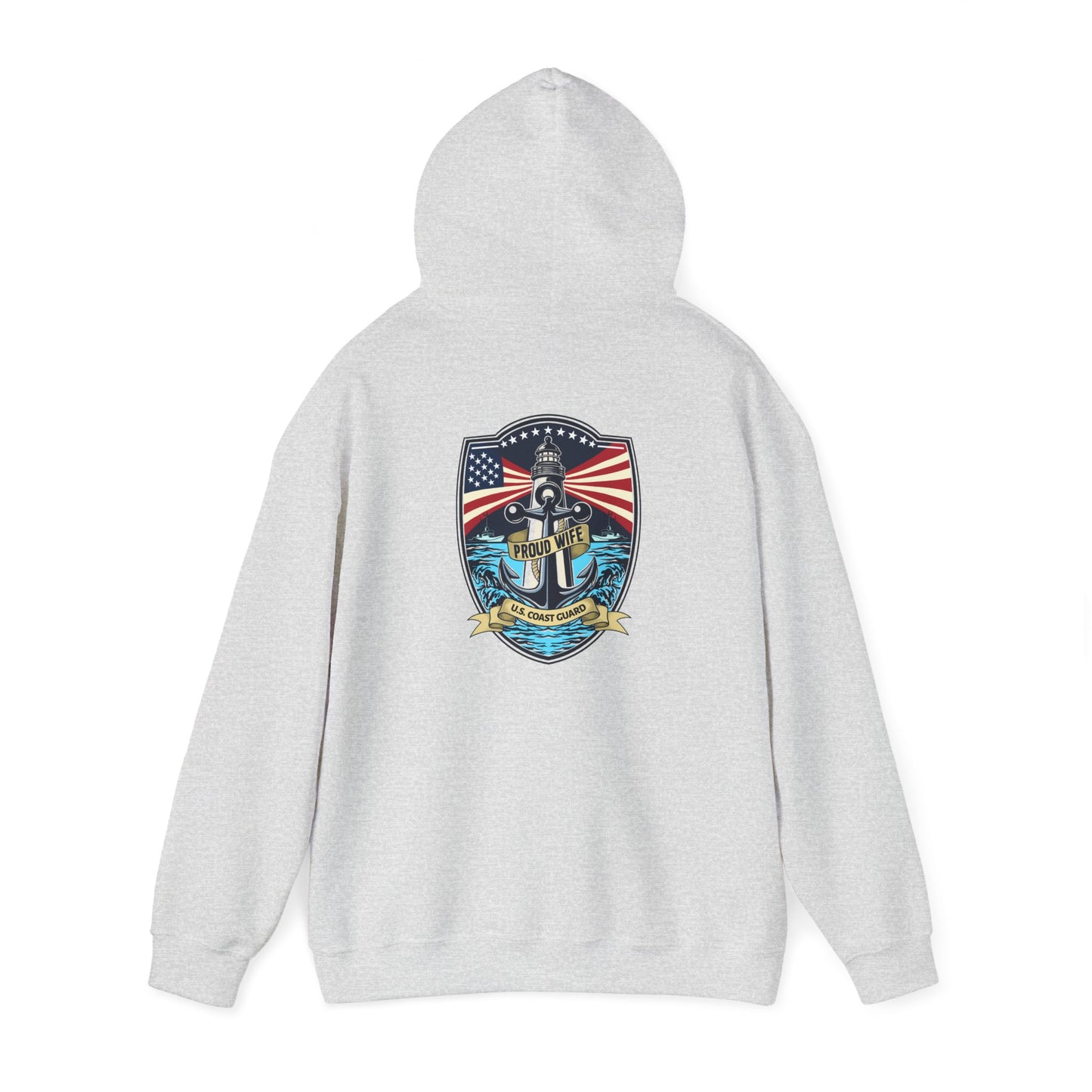 Harbor Shield Personalized Adult Hooded Sweatshirt