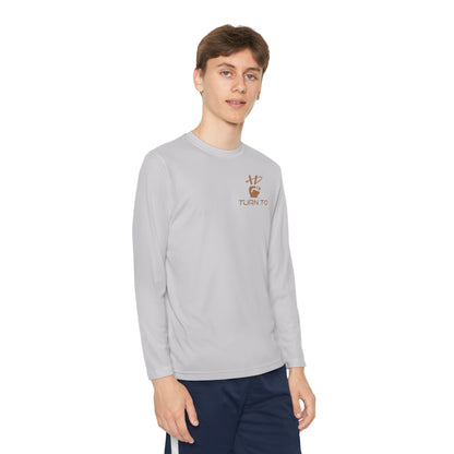 Anchor of Light Personalized Youth Long Sleeve Competitor Tee