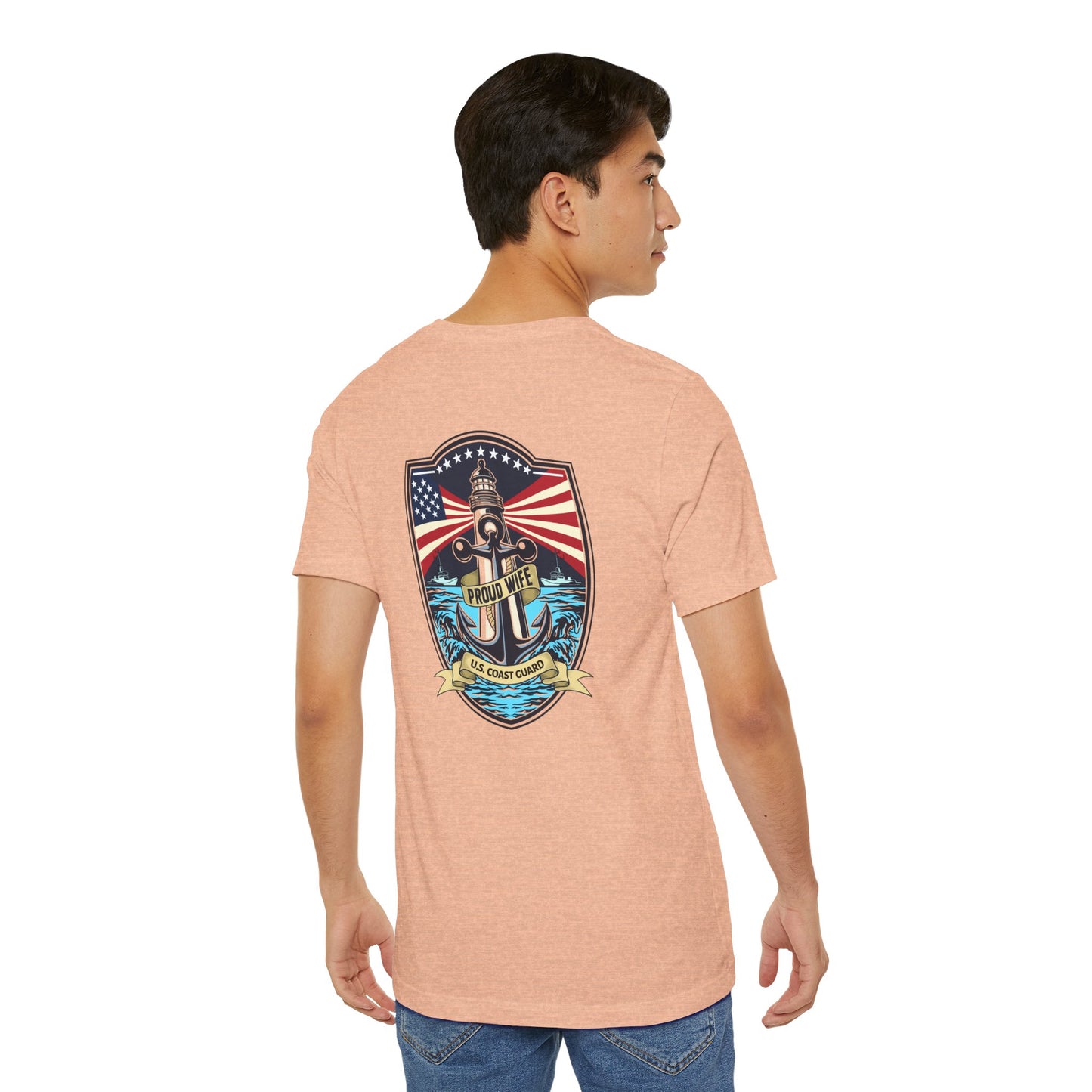 Harbor Shield Personalized Adult Short Sleeve Tee