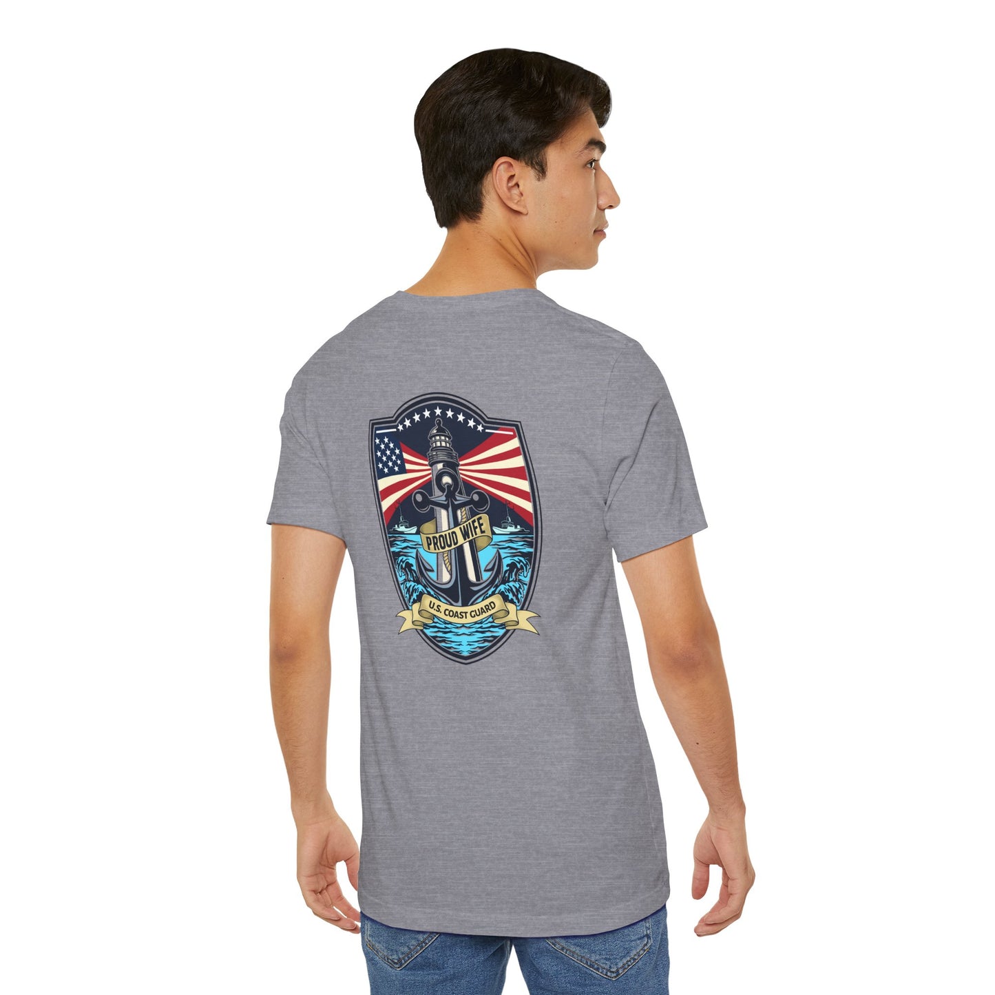 Harbor Shield Personalized Adult Short Sleeve Tee