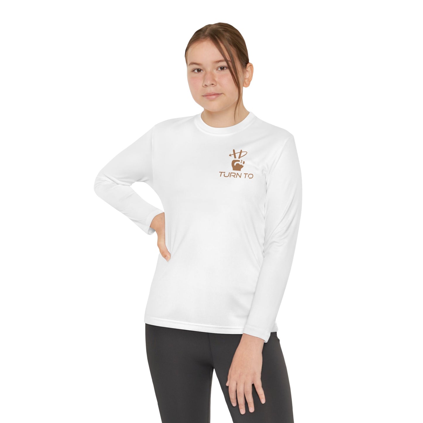 Anchor of Light Personalized Youth Long Sleeve Competitor Tee