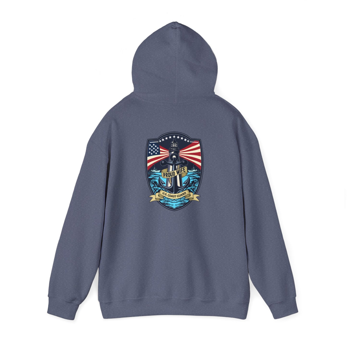 Harbor Shield Personalized Adult Hooded Sweatshirt