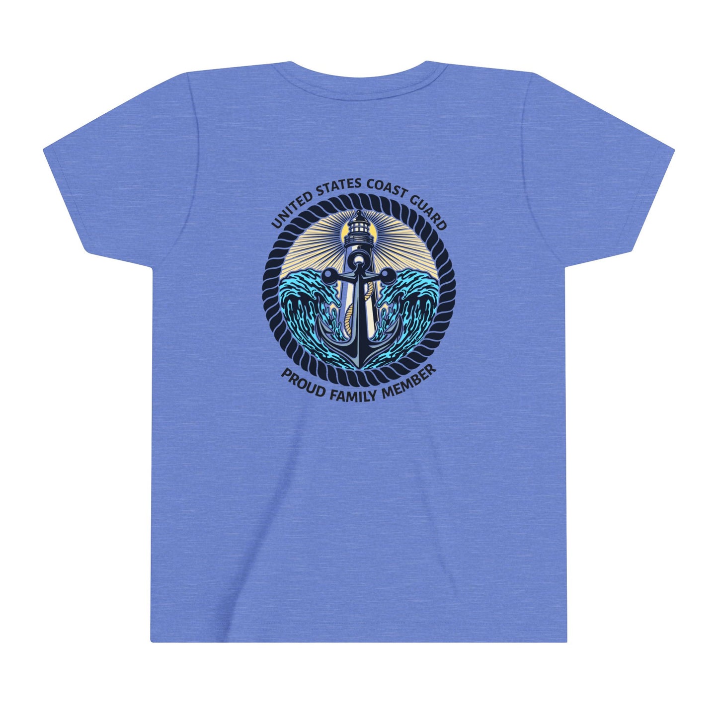 Anchor of Light Personalized Youth Short Sleeve Tee