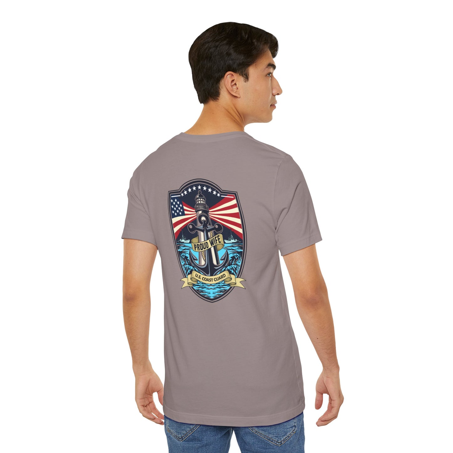 Harbor Shield Personalized Adult Short Sleeve Tee