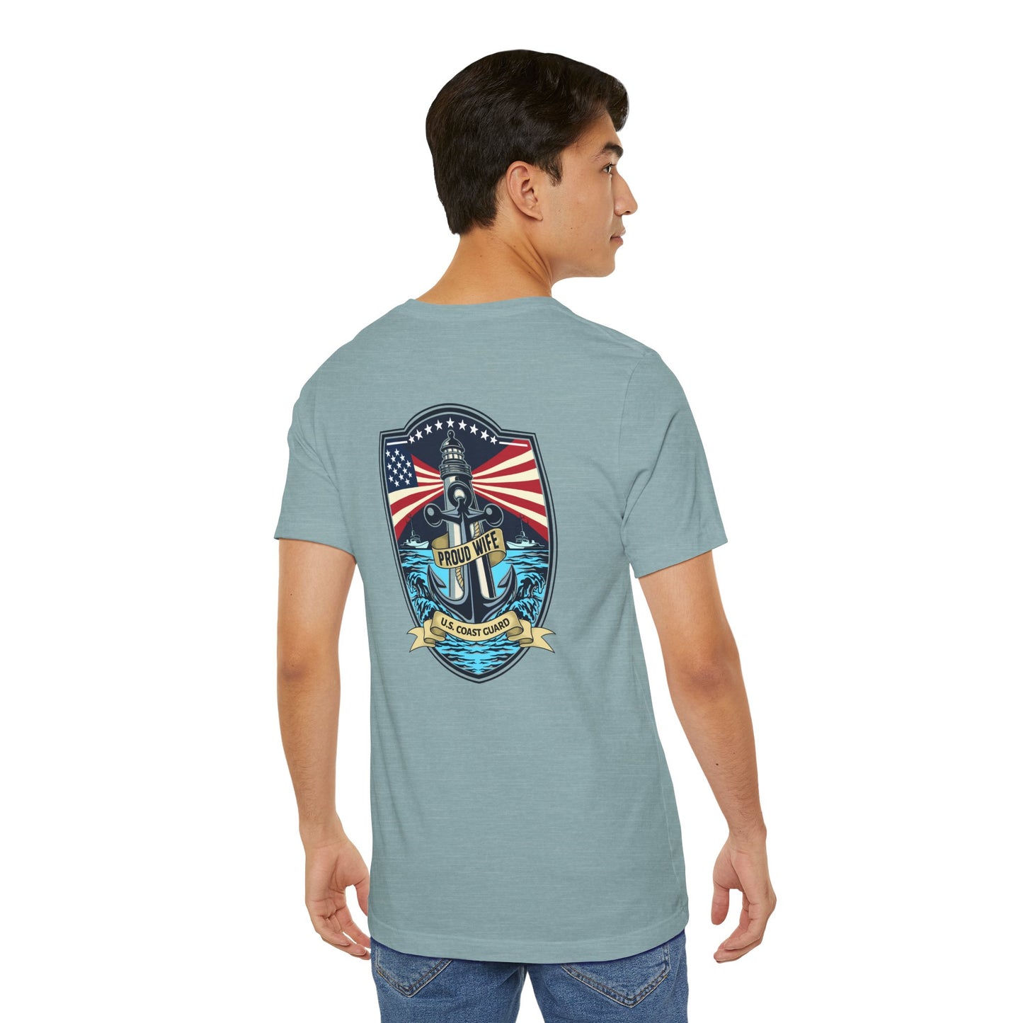 Harbor Shield Personalized Adult Short Sleeve Tee