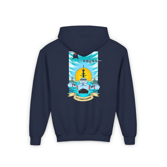 Rescue Fleet Youth Hooded Sweatshirt