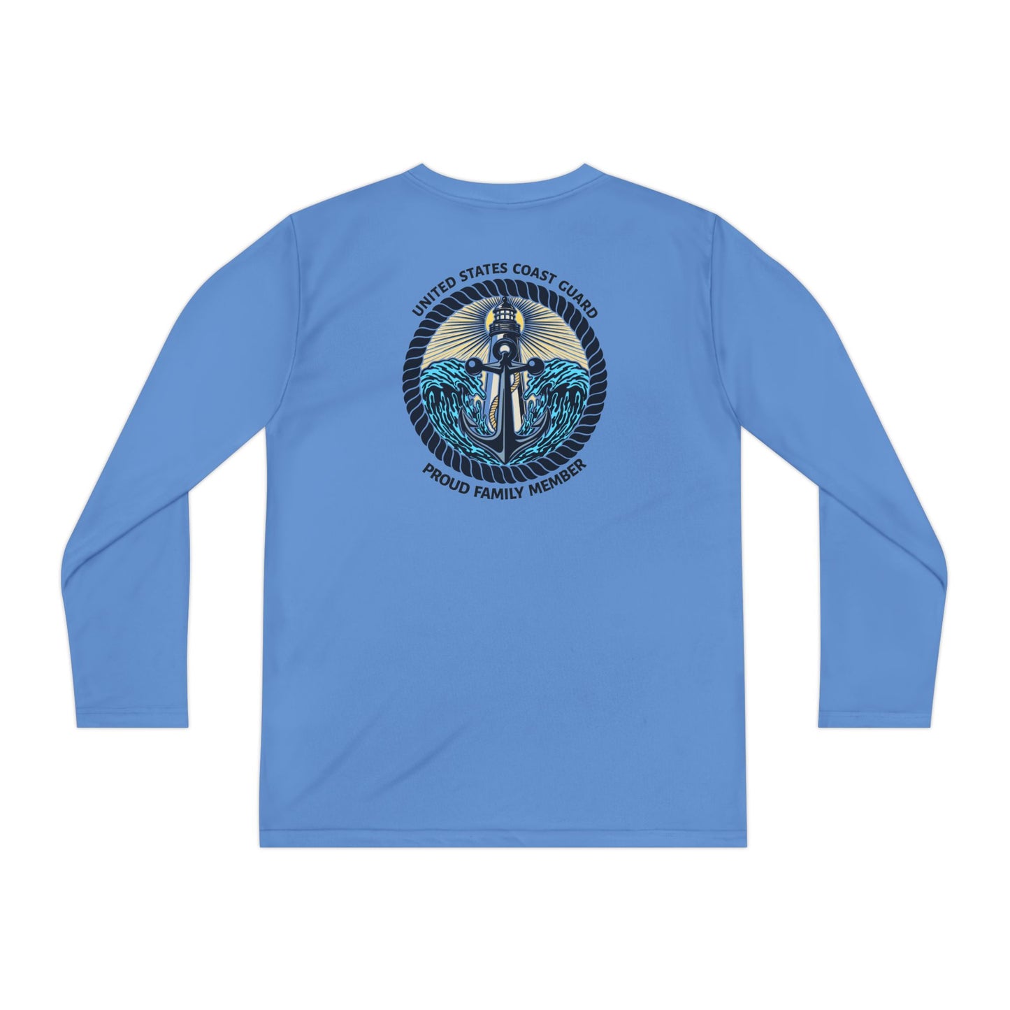 Anchor of Light Personalized Youth Long Sleeve Competitor Tee